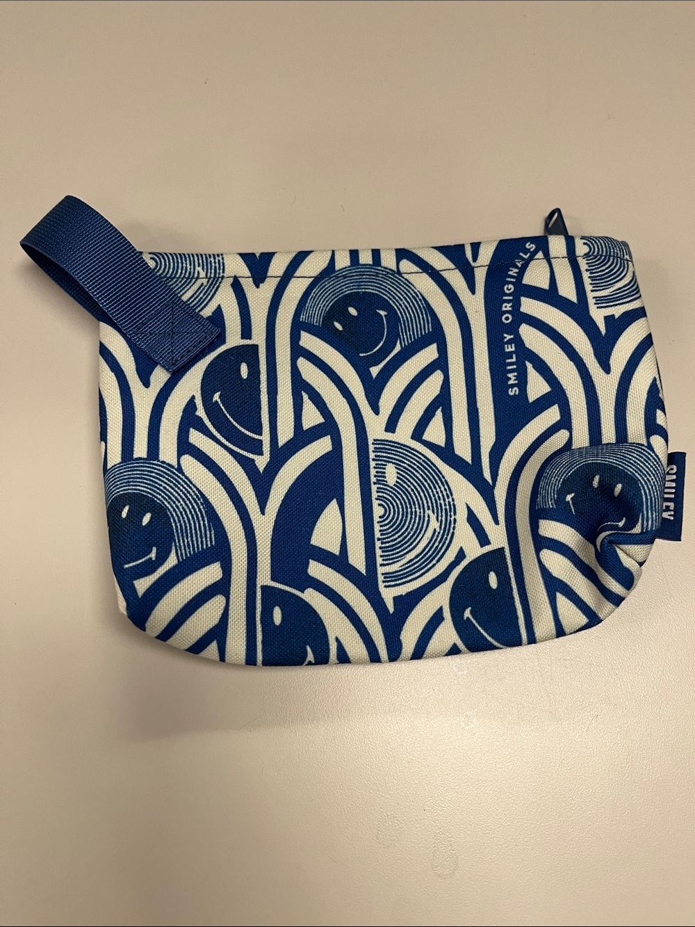 Starlux Blue Patterned Cosmetic Pouch